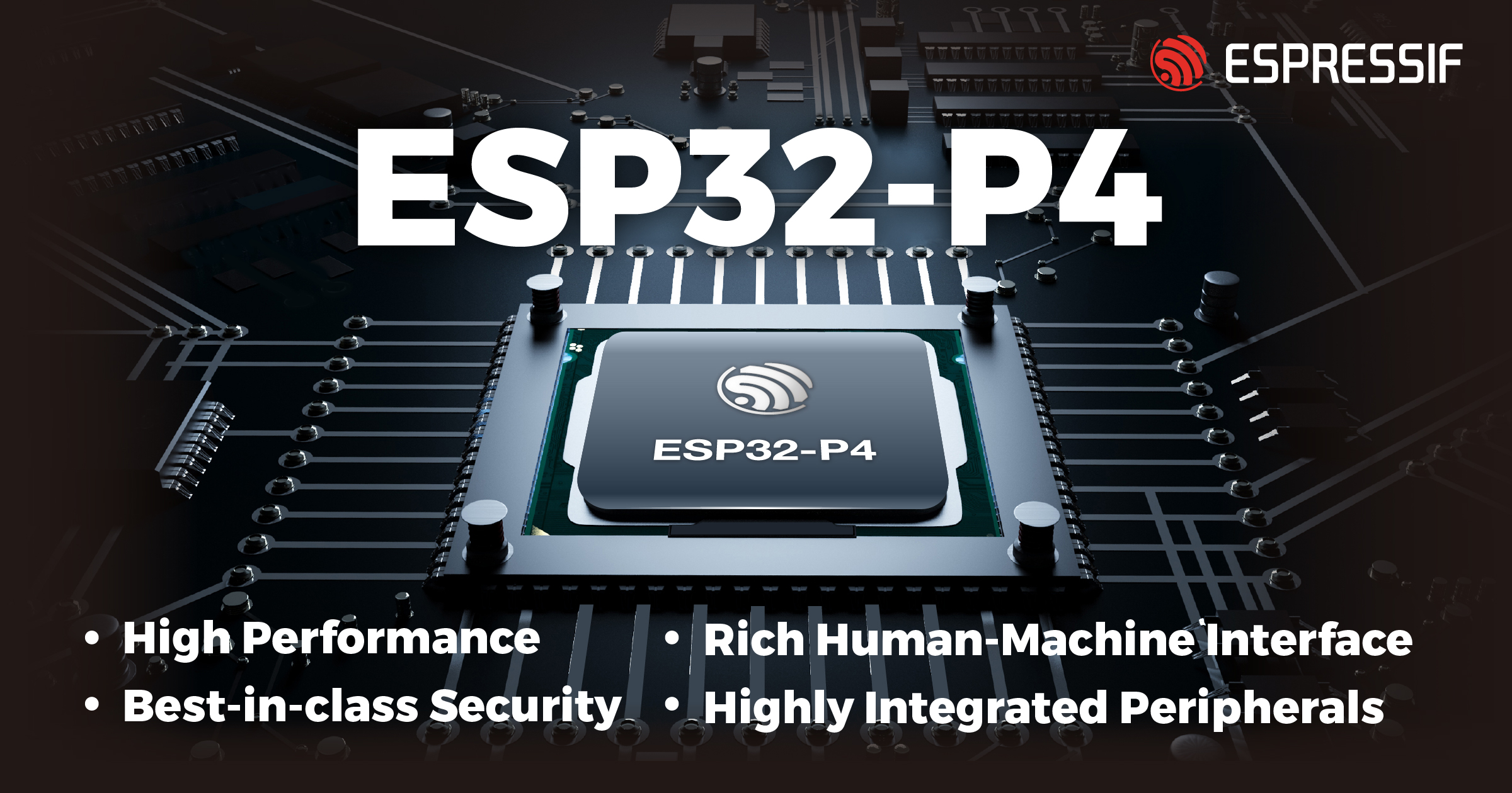 Espressif reveals esp32 p4 a high performance mcu with numerous io